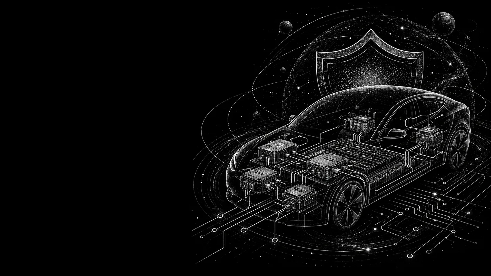 EV security assessment line-art