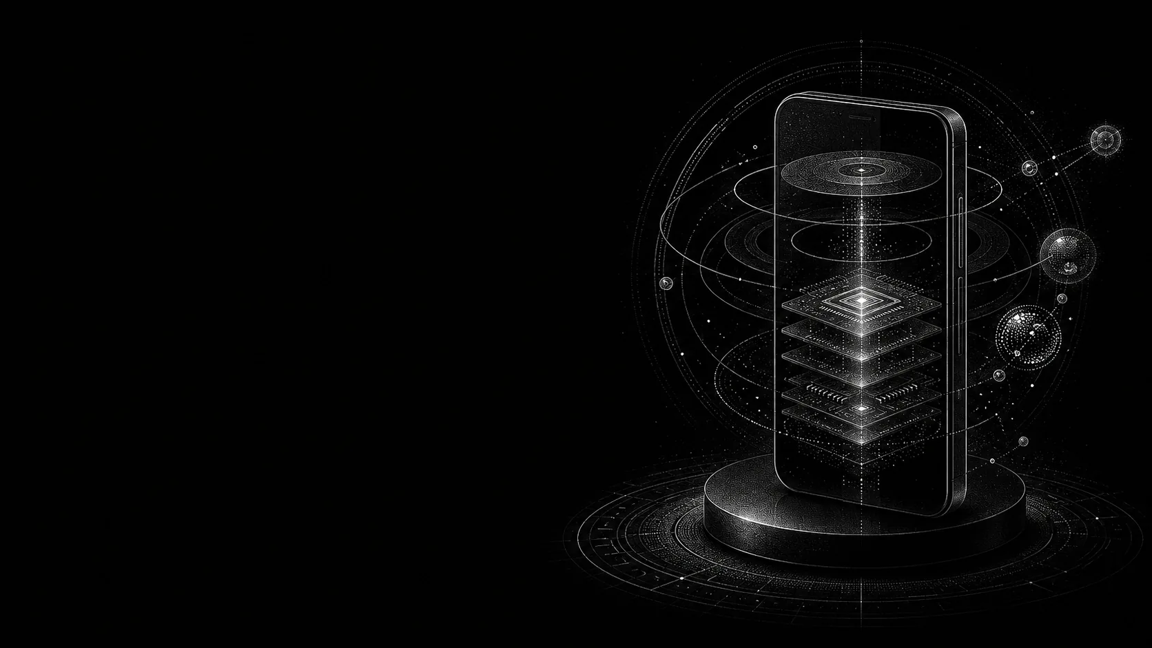 Advanced mobile penetration testing line-art