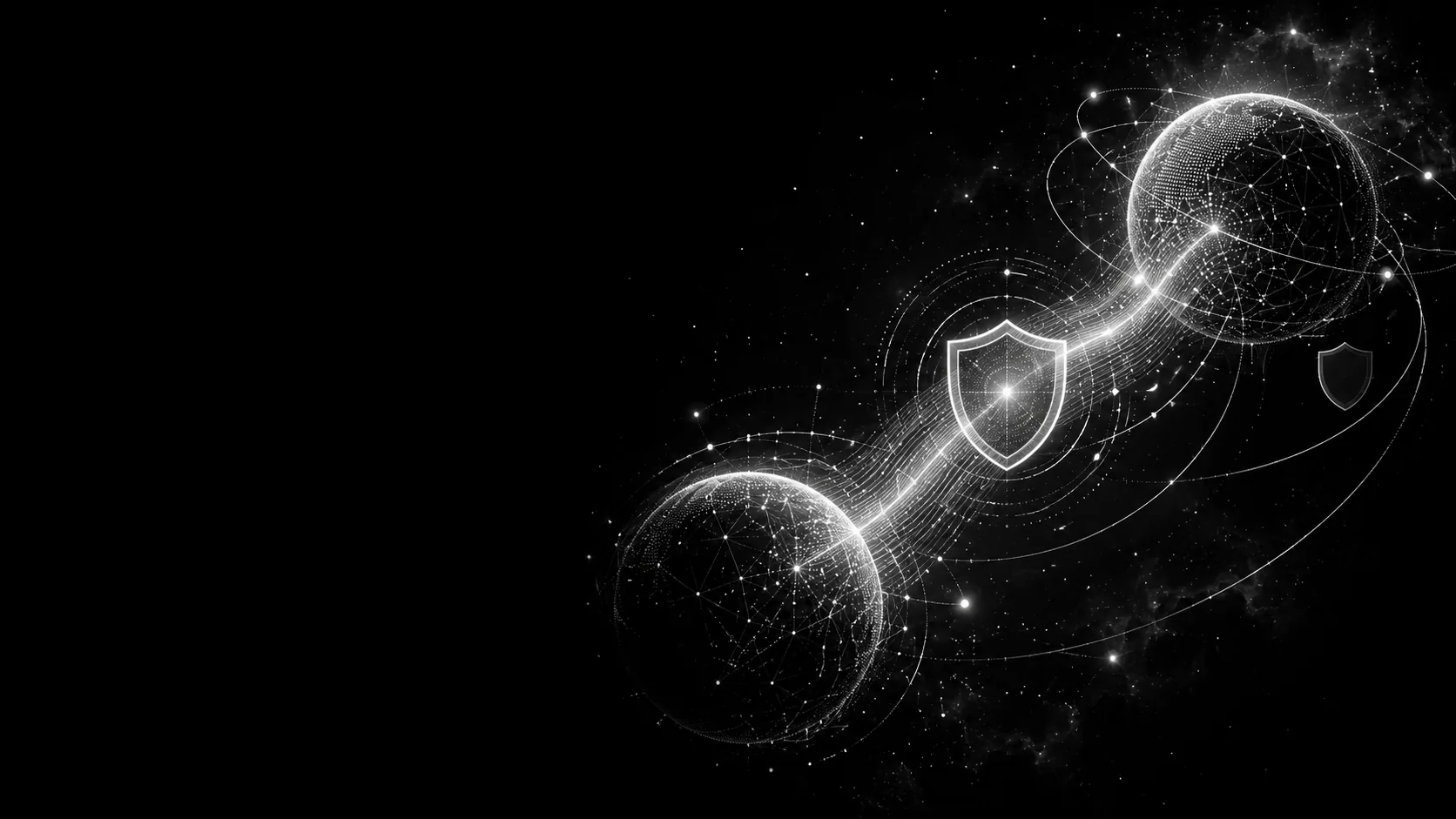 Abstract research chain visual